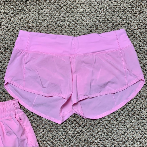 NWOT Lululemon Hotty Hot & Speed Up Shorts sz4 2.5" *MIAMI PINK - Picture 8 of 12